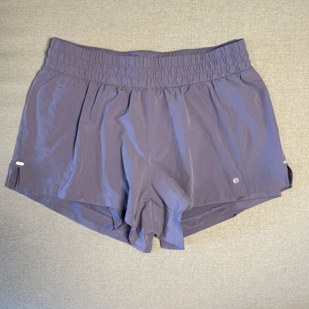 Layer 8 Women's Athletic Shorts in Dark Purple